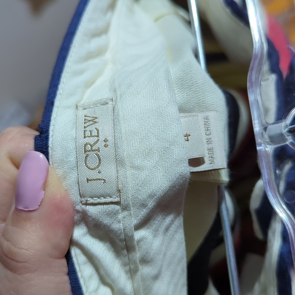 J. Crew Multi-Color Striped Mini Skirt - Picture 8 of 9